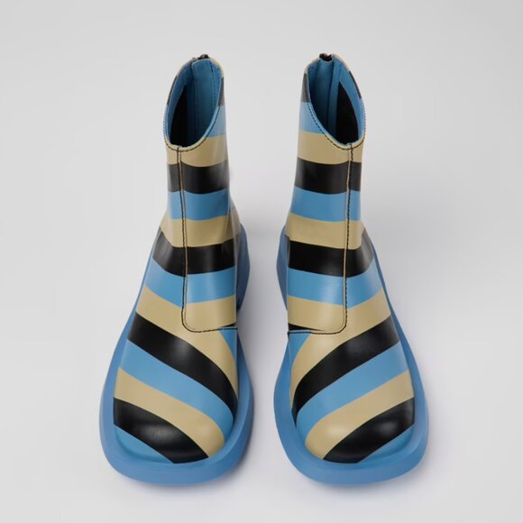 Camper MIL 1978 Multicolored leather ankle boots for women - Picture 4 of 5